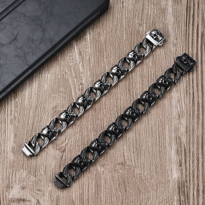 Skull Chain Bracelet