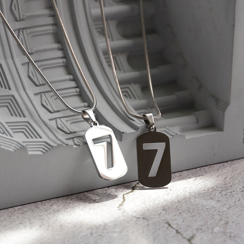 Lucky Number 7 Dogtags